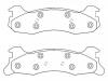 Bremsbelagsatz, Scheibenbremse Brake Pad Set:D343-7124A