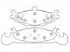 Pastillas de freno Brake Pad Set:D219-7133A